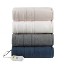 Load image into Gallery viewer, Fleece To Sherpa Heated Throw ST54-0080 By Olliix
