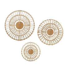 Load image into Gallery viewer, Madison Park Ella Corn Leaves Wrapped Metal Wall Decor 3 Piece Set MP95B-0241 By Olliix
