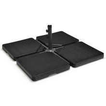 Load image into Gallery viewer, 4 Pieces 13L Cantilever Offset Patio Umbrella Base with Easy-Fill Spouts
