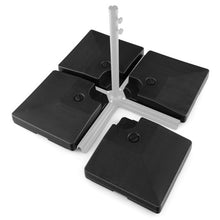 Load image into Gallery viewer, 4-Piece 20L Cantilever Offset Patio Umbrella Base
