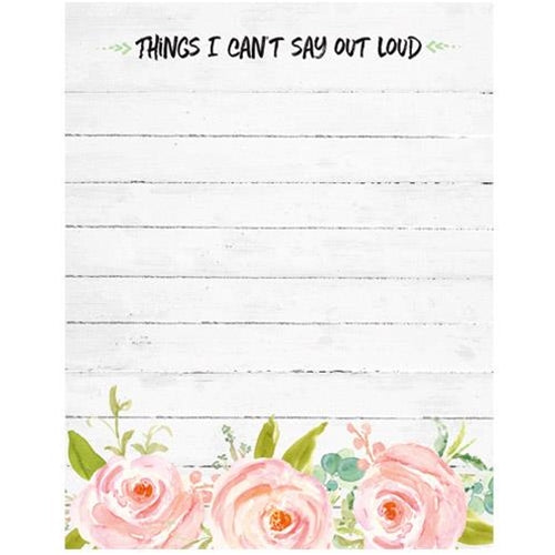 Can't Say Out Loud Mini Notepad (Pack of 4)