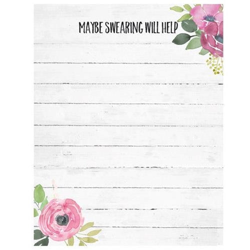 Swearing Will Help Mini Notepad (Pack of 4)