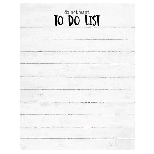 Do Not Want To Do Mini Notepad  (Pack of 4)