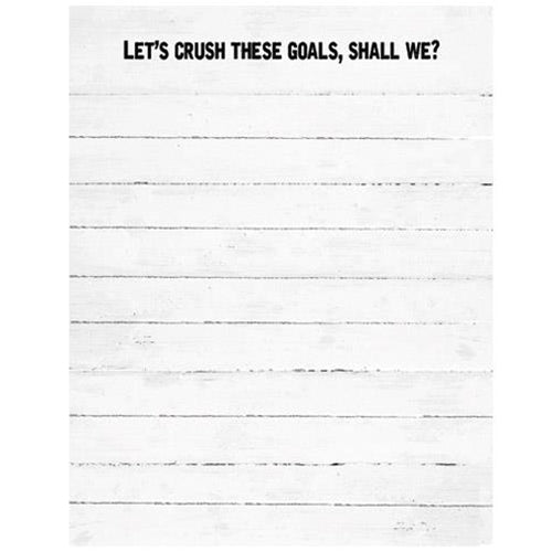 Crush These Goals Mini Notepad  (Pack of 4)