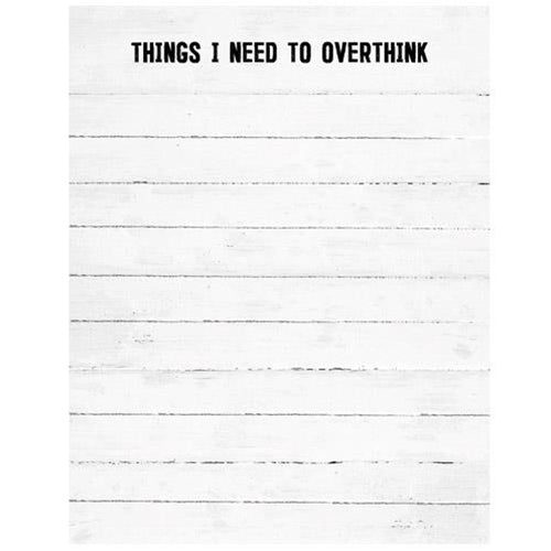 Overthink Mini Notepad (Pack of 4)