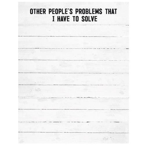 Other People's Problems Mini Notepad (Pack of 4)