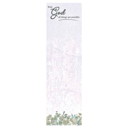 God Possible Notepad (Pack of 4)