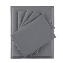 Load image into Gallery viewer, Microfiber Sheet Set With Side Storage Pockets Queen ID20-1917 By Olliix

