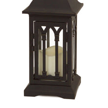 Load image into Gallery viewer, Black Metal Lantern with LED Candle (Set of 2)

