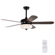 Load image into Gallery viewer, 52 Inches Ceiling Fan with Remote Control-Walnut
