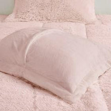 Load image into Gallery viewer, Intelligent Design Malea 100% Polyester Back Solid Shaggy Long Fur Comforter Set ID10-1823 By Olliix
