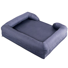 Load image into Gallery viewer, Comfortable Solid Memory Foam Dog Sofa Bed-XL

