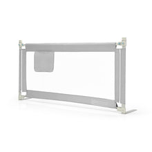 Load image into Gallery viewer, 57 Inch Toddlers Vertical Lifting Baby Bed Rail Guard with Lock-Gray
