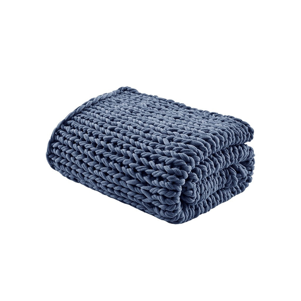 Handmade Chunky Double Knit Throw MP50-7316 By Olliix