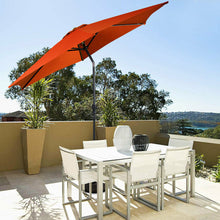 Load image into Gallery viewer, 9 ft Patio Outdoor Umbrella with Crank-Orange
