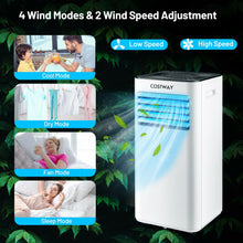 Load image into Gallery viewer, Portable Air Conditioner 10000 BTU Evaporative Air Cooler Dehumidifier-White
