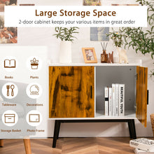 Load image into Gallery viewer, Sideboard Buffet Storage Cabinet with 2 Door and Metal Legs
