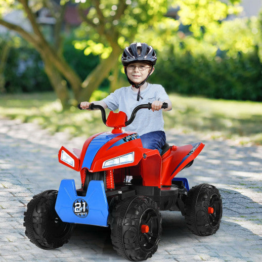 4 Wheels Quad Spring Suspension Kids Ride On ATV-Red