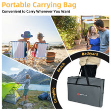 Load image into Gallery viewer, Folding Camping Table with Storage Organizer-Gray
