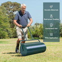 Load image into Gallery viewer, 24 x 13 Inch Tow Lawn Roller Water Filled Metal Push Roller
