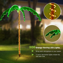 Load image into Gallery viewer, 7 Feet LED Pre-lit Palm Tree Decor with Light Rope
