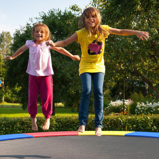 10 Feet Universal Spring Cover Trampoline Replacement Safety Pad-Multicolor
