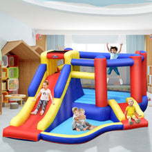 Load image into Gallery viewer, Kids Inflatable Bouncy Castle with Double Slides and Air Blower
