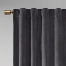 Load image into Gallery viewer, Colt Room Darkening Poly Velvet Rod Pocket/Back Tab Window Panel Pair 5DS40-0227 By Olliix
