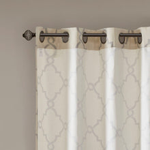 Load image into Gallery viewer, Madison Park Fretwork Print Window Curtain -108" Panel MP40-2019 By Olliix
