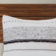 Load image into Gallery viewer, Nea Cotton Printed Duvet Cover Set With Trims - King/Cal King II12-1133 By Olliix
