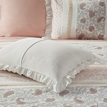 Load image into Gallery viewer, Madison Park Dawn 100% Cotton T180 9 Pcs Printing Pieced Comforter Set - Cal King - Blush MP10-6868 By Olliix
