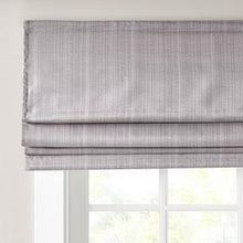 Load image into Gallery viewer, Madison Park Galen 100% Polyester Basketweave Room Darkening Roman Shade MP40-6554 By Olliix
