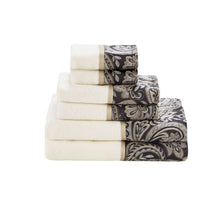 Load image into Gallery viewer, Madison Park Aubrey 6 Piece Jacquard Towel Set MP73-5309 By Olliix
