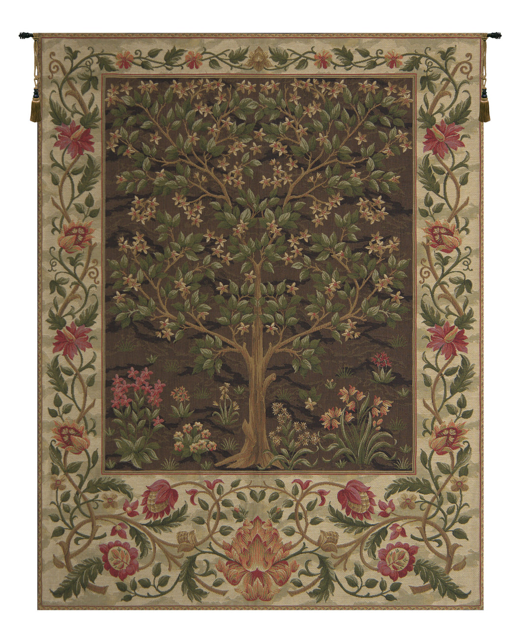 Tree of Life Beige I European Tapestry