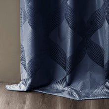 Load image into Gallery viewer, Bentley Ogee Knitted Jacquard Total Blackout Panel SS40-0145 By Olliix
