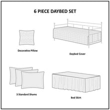 Load image into Gallery viewer, Madison Park Breanna 6 Piece Cotton Daybed Cover Set MP13-6472 By Olliix
