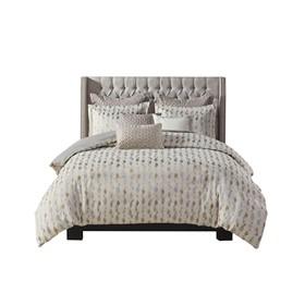 Madison Park Signature Sanctuary 100% Polyester Jacquard 8 Piece Comforter Set MPS10-458 By Olliix