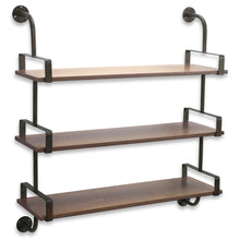 Load image into Gallery viewer, Triple Shelf Wall Rack 34.25&quot;H
