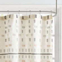 Load image into Gallery viewer, Urban Habitat Auden 100% Cotton Jacquard Shower Curtain- Aqua UH70-2306 By Olliix
