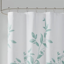 Load image into Gallery viewer, Madison Park Cecily 65% Rayonn 35% Polyester Shower Curtain- Seafoam MP70-6631 By Olliix
