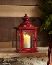 Load image into Gallery viewer, Antique Style Red Metal Lantern (Set of 2)
