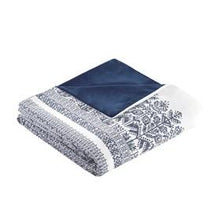 Load image into Gallery viewer, INK+IVY Mila 100% Cotton Printed Duvet Cover Set W/ Chenille II12-1064 By Olliix
