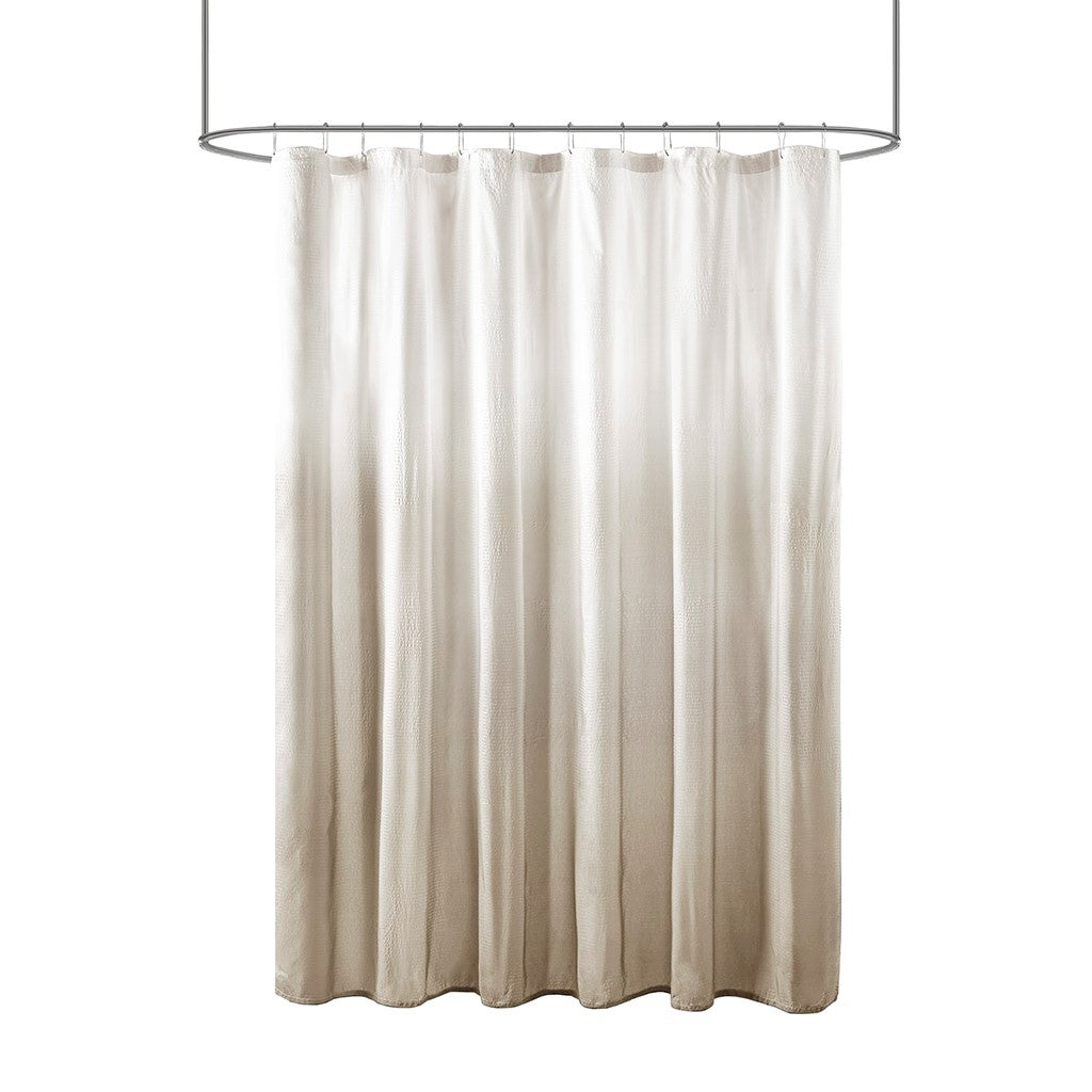 Ara Ombre Printed Seersucker Shower Curtain MP70-7541 By Olliix