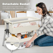 Load image into Gallery viewer, Portable Baby Bedside Sleeper with Adjustable Heights and Angle
