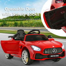 Load image into Gallery viewer, 12V Licensed Mercedes Benz Kids Ride-On Car with Remote Control-Red
