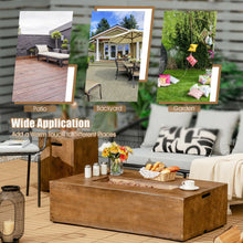 Load image into Gallery viewer, 48 x 27 Inch Outdoor Gas Fire Pit Table 50 000 BTU with Lava Rocks and Cover
