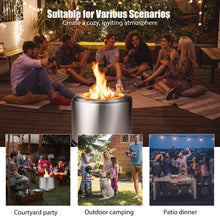 Load image into Gallery viewer, 18.5 Inch Smokeless Fire Pit with Waterproof Cover

