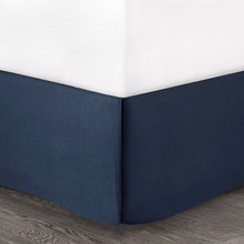 Load image into Gallery viewer, Madison Park Walter 100% Polyester Printed Seersucker 7Pcs Comforter Set - Queen - Navy MP10-7129 By Olliix
