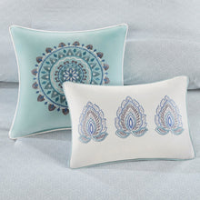 Load image into Gallery viewer, Isla 8 Piece Cotton Printed Reversible Comforter Set - King MP10-5804
