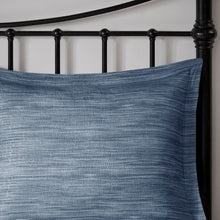 Load image into Gallery viewer, Madison Park Walter 100% Polyester Printed Seersucker 7Pcs Comforter Set - King - Navy MP10-7130 By Olliix
